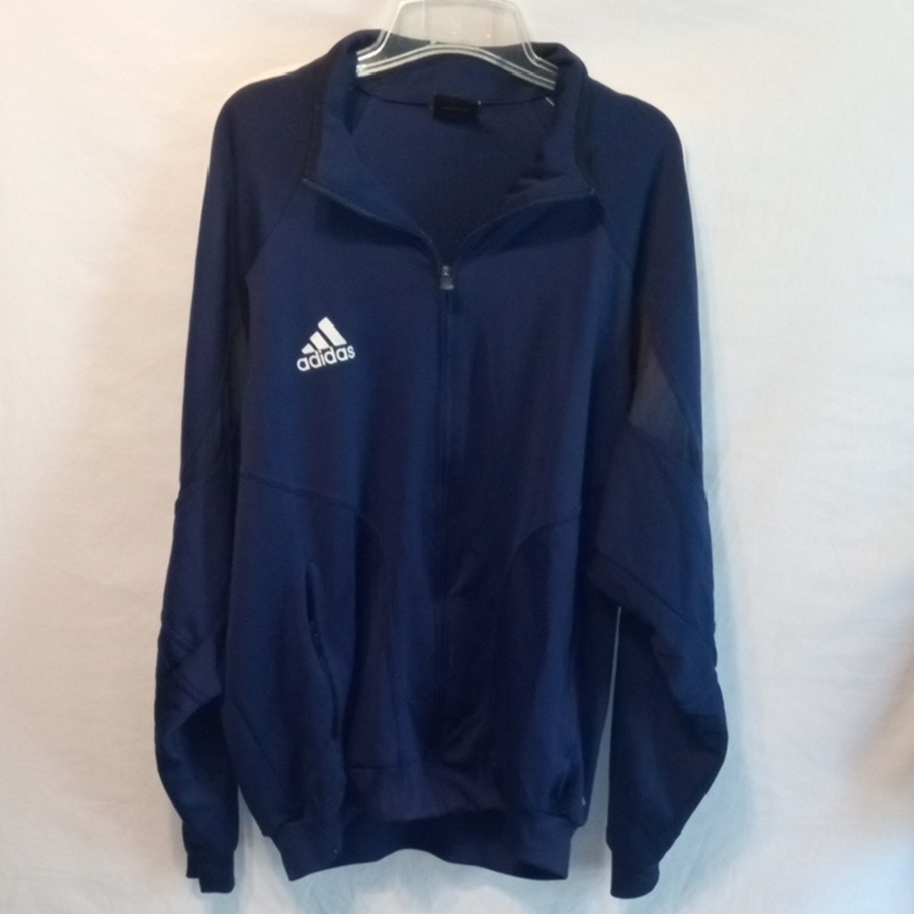 Adidas 3 Stripe Tiro Navy Blue Men's Jacket